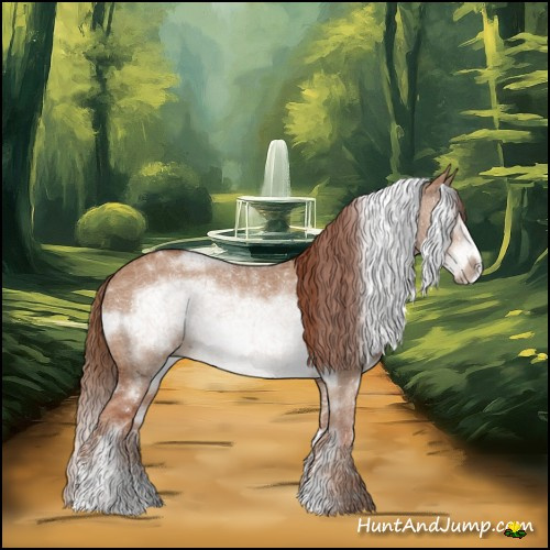 Horse Color:White Spotted Red Dun Frame