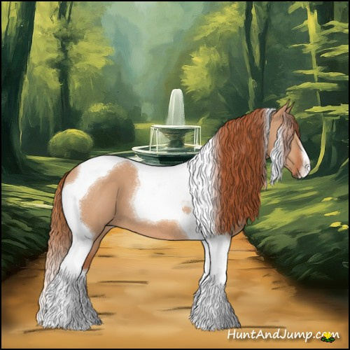 Horse Color:Red Dun Tobiano