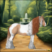 Horse Color:Red Dun Tobiano