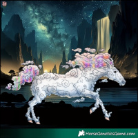 Horse Color:Gray Painted Bay 
