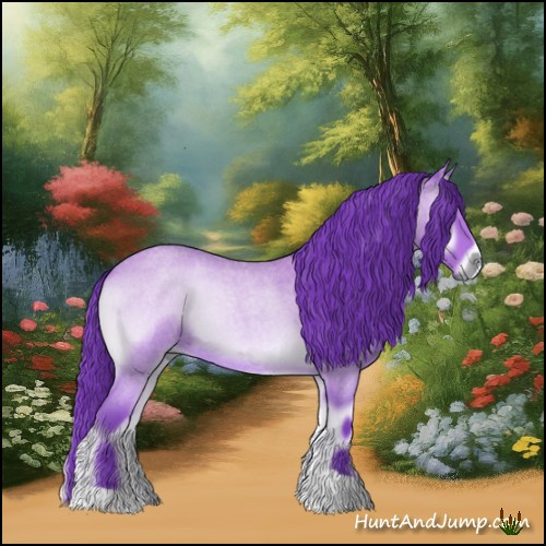 Horse Color:Watercolor Bay Roan Onyx