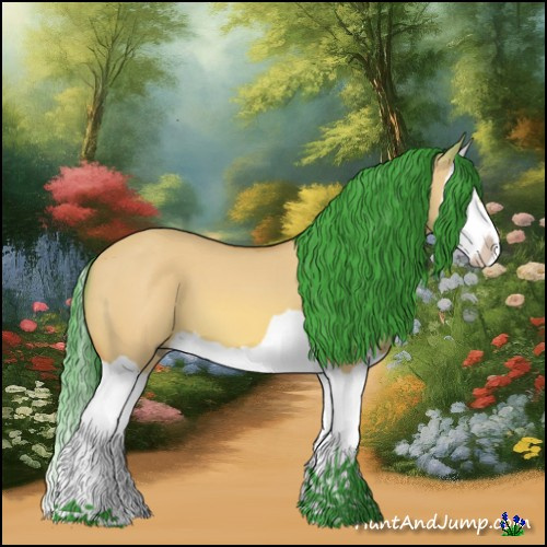 Horse Color:Watercolor Bay Dun Splash