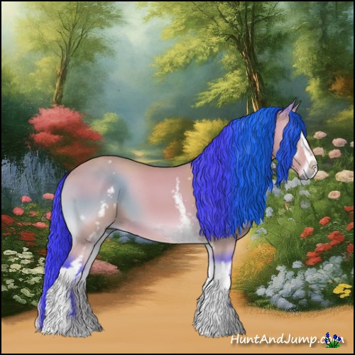 Horse Color:Watercolor White Spotted Bay Onyx 