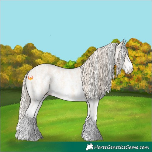 Horse Color:Cremello Sabino  and Perlino Sabino 