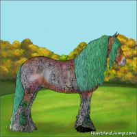Horse Color:Watercolor Bay Ice Onyx