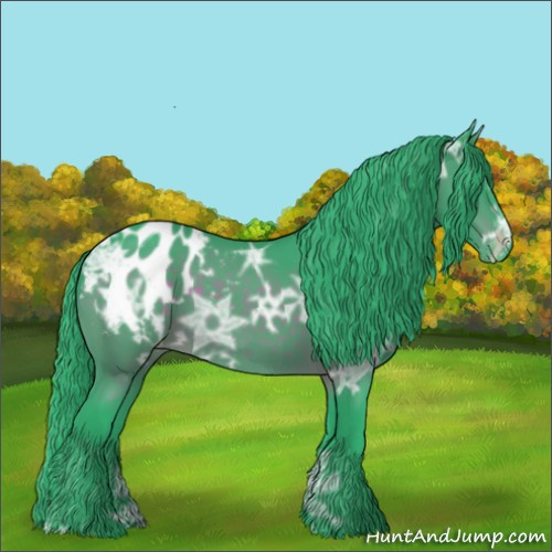 Horse Color:Watercolor Brown Ice Appaloosa 