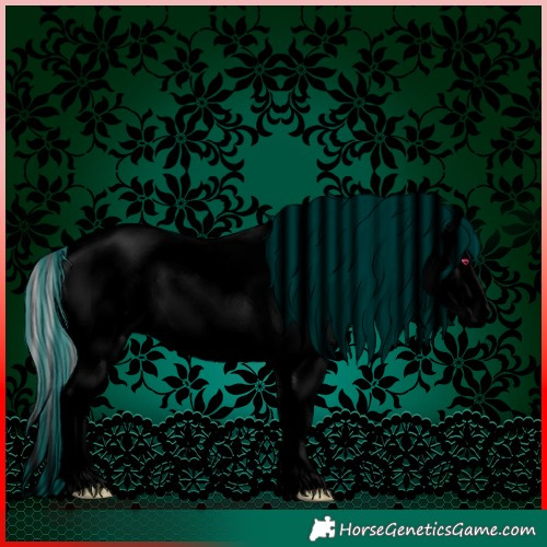 Horse Color:Void Painted White Spotted Silver Classic Champagne Chinchilla Dun Tobiano Blanket Rabicano Brindle