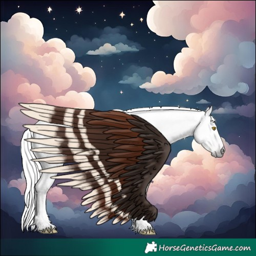 Horse Color:Gray Amber Champagne Tobiano 