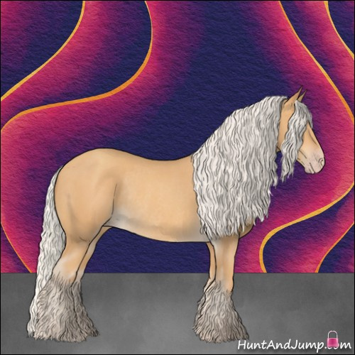 Horse Color:Silver Amber Cream Champagne Rabicano