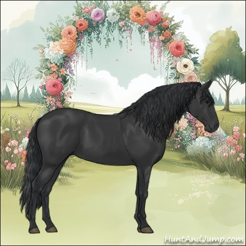 Horse Color:Black 