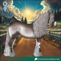 Horse Color:Platinum Chocolate Silver Brown Onyx 