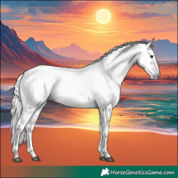 Horse Color:Gray Liver Chestnut