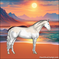Horse Color:Cremello Splash  and Cremello Splash 