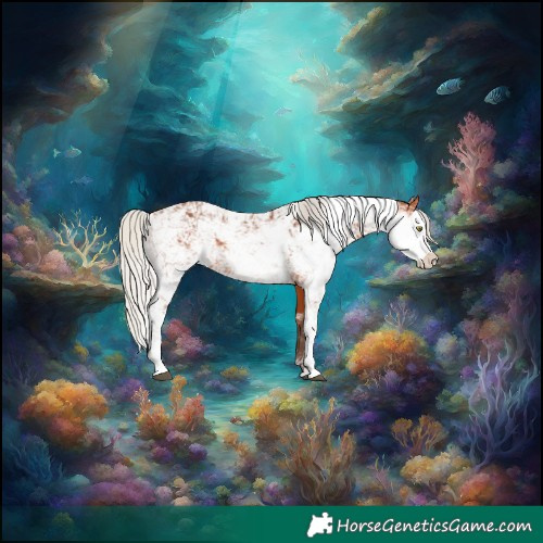 Horse Color:Silver Bay Sabino Rabicano 