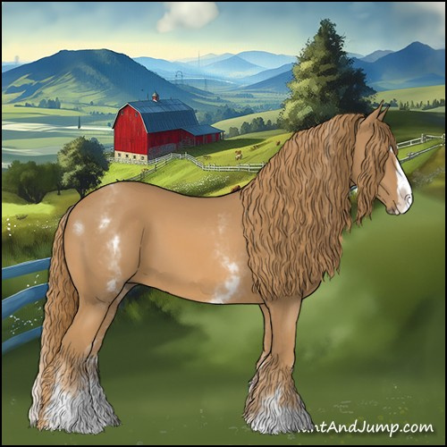 Horse Color:White Spotted Chestnut Splash 