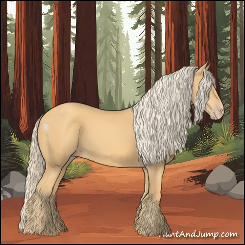 Horse Color:Gold Cream Champagne 