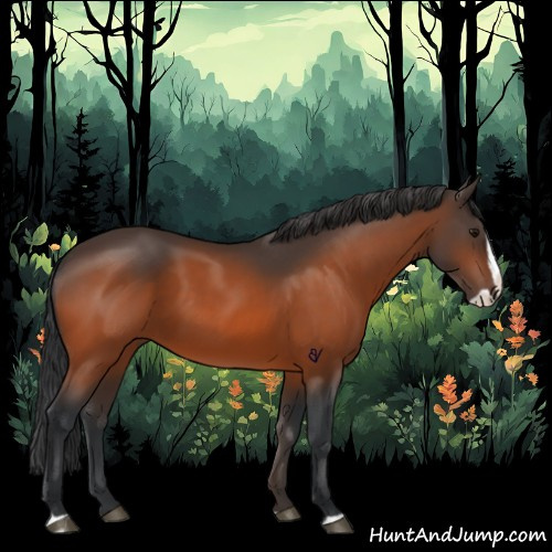 Horse Color:Bay Splash 