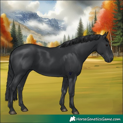 Horse Color:Black 