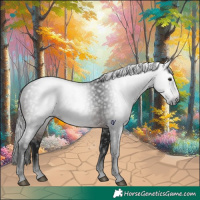 Horse Color:Gray Brown 