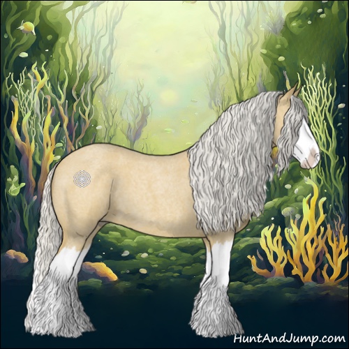Horse Color:Silver Buckskin Roan Splash