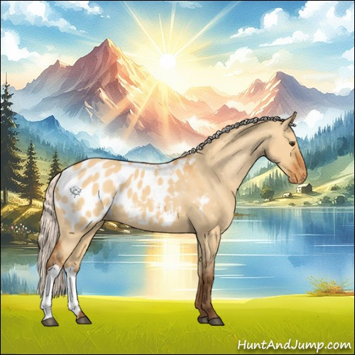 Horse Color:Silver Buckskin Dun Appaloosa 