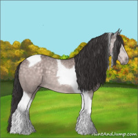 Horse Color:Platinum Buckskin Tobiano 