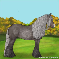 Horse Color:Platinum Silver Brown 
