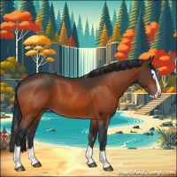 Horse Color:Bay Splash 