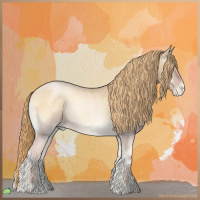 Horse Color:Red Onyx Roan Pearl 