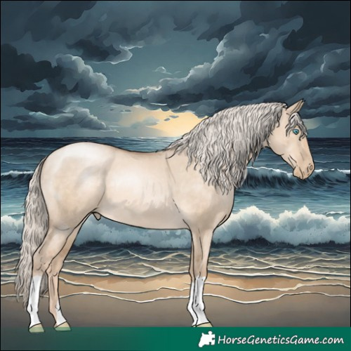 Horse Color:Chocolate Palomino Pearl Dun 