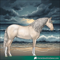 Horse Color:Chocolate Palomino Pearl Dun 