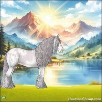 Horse Color:Watercolor White Spotted Buckskin Dun Splash Appaloosa