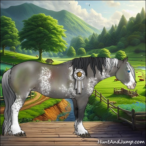 Horse Color:White Spotted Grullo Sabino Splash Rabicano 