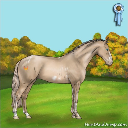 Horse Color:Chocolate Palomino Pearl Tobiano Frame  and Chocolate Palomino Pearl Frame 