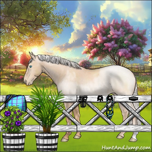 Horse Color:Silver Buckskin Roan Pearl 