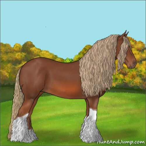 Horse Color:Chestnut Tobiano