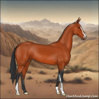 Horse Color:Bay Sabino 