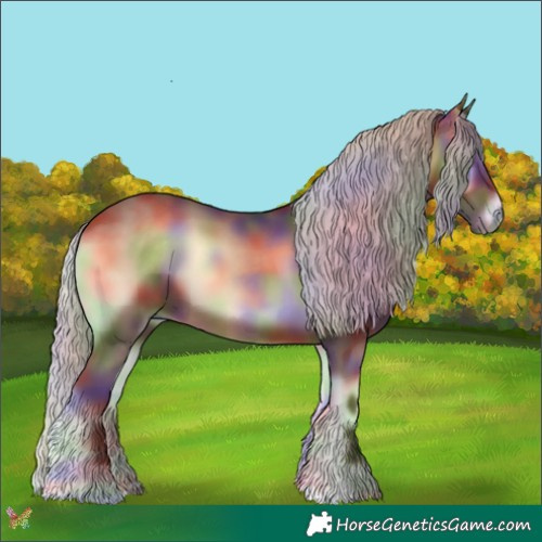 Horse Color:Nacre Silver Bay Onyx
