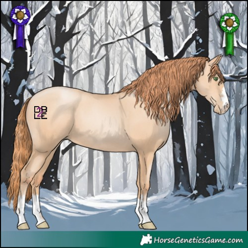 Horse Color:Classic Champagne Pearl 