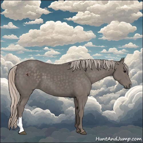 Horse Color:Silver Black 