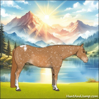 Horse Color:Chestnut Tobiano Appaloosa