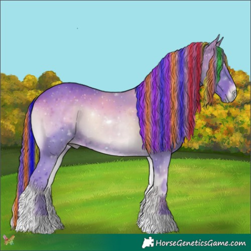 Horse Color:Painted Watercolor Brown Onyx 