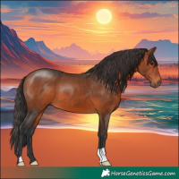 Horse Color:Bay 
