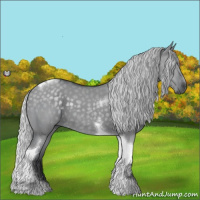 Horse Color:Silver Grullo Chinchilla Tobiano 