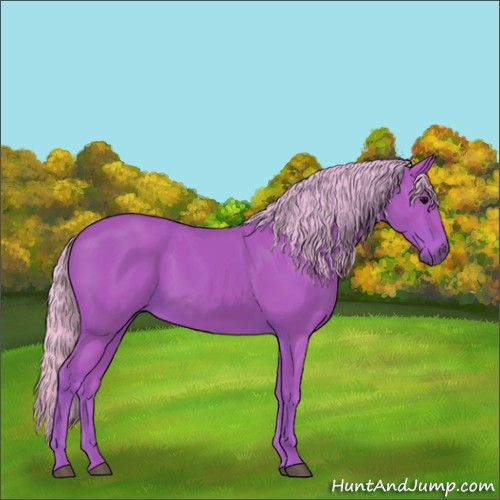 Horse Color:Watercolor Silver Black 