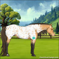 Horse Color:Buckskin Appaloosa 