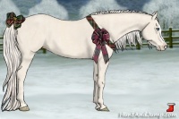 Horse Color:Cremello Splash Brindle