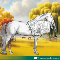 Horse Color:Gray Liver Chestnut Tobiano