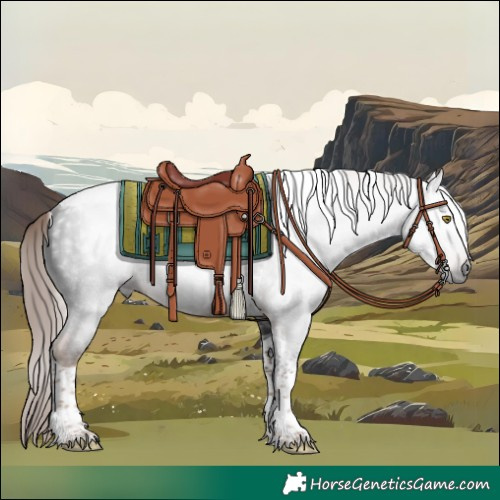 Horse Color:Gray Liver Chestnut Tobiano 