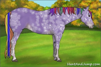 Horse Color:Painted Watercolor Liver Chestnut Ice